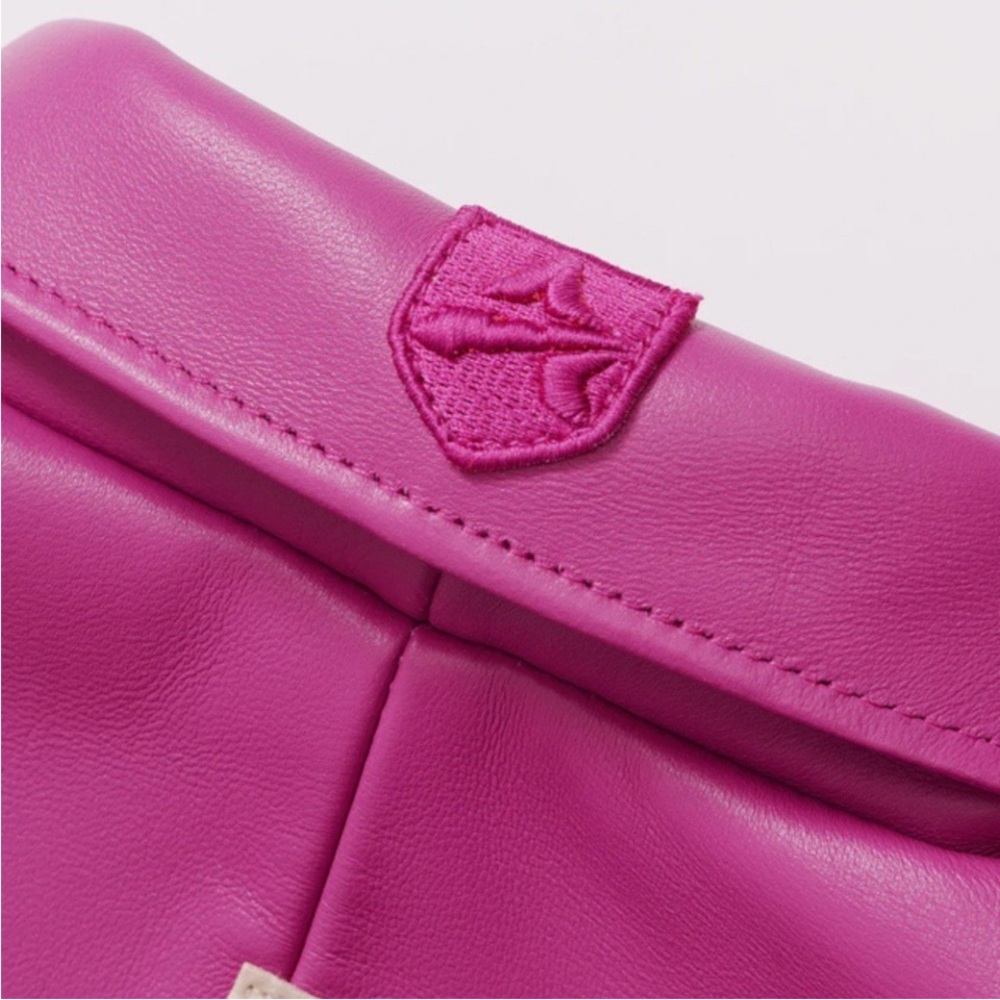 SOLD!! Avirex Cropped Icon Jacket (Fuchsia) - Picture 4 of 6